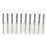 10PC Fish Tail Pcb End Mill Dia. 1.5MM 3.175MM Shank FTL025