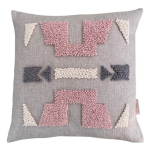 Blush Punch Needle Ndebele 1 Scatter Cover - 60CM X 60CM