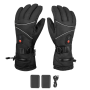 1 Pair Thermal Gloves Windproof Electric Heating Gloves Men Women