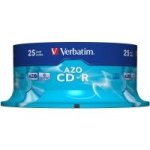 Verbatim Crystal AZO 52x CR-R 25 Pack On Spindle