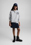 Sweatshirt Halfzip - Medium Grey