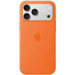 Apple Iphone 17 Pro Max Silicone Case With Magsafe - Orange Model A3560