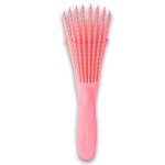 Flexible Detangling Brush With 8 Rows - Pink