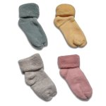 Baby Infant Towelling T.o.t. Socks Pack Of 4 - Factory Plaza