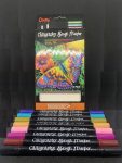 8PC Calligraphy Brush Markers