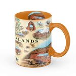 Xplorer Maps Arches & Canyonlands National Parks Map Ceramic Mug 16OZ Bpa-free Coffee Cup For Hot & Cold Drinks Perfect For Offi