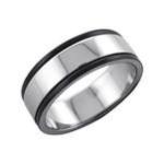 C575-C7590 - Men's High Polish Stainless Steel Ring - Size 8 - Available On 7-14 Day Back Order