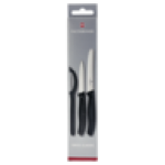 Victorinox Swiss Army Victorinox Black Paring Peeler Knife Set 3 Pack