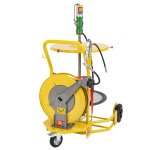Grease Set Wheeled 70:1 Barrel 180-220KG With Hose Reel