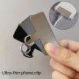 1pc/2pcs Universal Mobile Phone Hanging Metal Patch Ultra-thin Metal Mobile Phone Splint Mobile Phone Lanyard Fixed Splint Outdoor Sports And Other Accessories