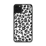 Custom Printed Tpu Cases - Apple Iphone 11 Pro Max & 39 Black And White Leopard& 39 By