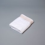 Jacquard Crest Collection Hand Towel - White
