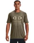 Men's Ua Logo Grid Short Sleeve - Tent 3XL