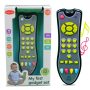 Bear & Co Tv Remote Control Toy - Interactive Learning For Babies With Lights Sounds 3 Language Modes English French Spanish - Educational