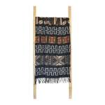 Mud Cloth Black & Clay Throw