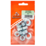Nut & Washer M10 10 Piece