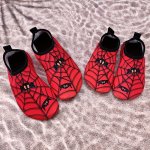 Cute Cartoon Spider Barefoot Slip On Water Shoes Lightweight Non Slip Quick Drying Wading Shoes For Boys And Girls Swimming Divi