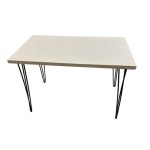 6 Seater White Dining Room Table