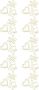 30PCS Gold Metal Paperclips Decorative Paper Clips With Heart Flower