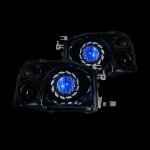 Nissan Navara D22 Bushdoof Bi-led Turbine Headlights Pair For