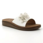 Pierre Cardin Marguerite Sandal - White - 8