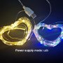 1PC Copper Wire Lamp LED Copper Wire Lamp String Dormitory Bedroom Network Red Colorful Star Lamp Copper Wire Lamp Strings