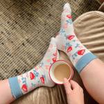 Ladies Protea Frill Socks
