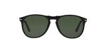 Persol PO9649S Aviator Sunglasses Black green 55 Mm