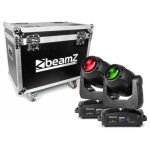 Beamz Ignite 180B LED Moving Head Beams & Flightcase