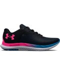 Women's Ua Charged Breeze Running Shoes - Black 7