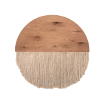 Large Wood & Fibre Wall Hanging