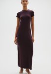 Jersey Bodycon Dress - Dark Purple