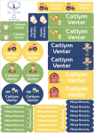 School Labels : Farm Theme Boys