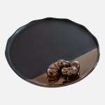 Double Hippo Plate - Black bronze