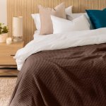 Waffle Blanket Throw Copper