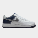 Nike Junior Air Force 1 LV8 White silver navy Sneaker