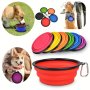 Portable Folding Water Bowl Portable Pet Food Bowl Collapsible And Durable Tpr Cat And Dog Food Bowl Travel Bowl Collapsible Bowl For Dogs Cats