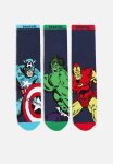 3-PACK Terry Socks - Dark Blue & Marvel Comics