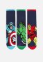 3-PACK Terry Socks - Dark Blue & Marvel Comics