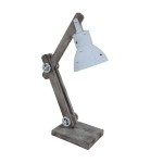 LUMIN A Bloc Wood And Metal Table Lamp