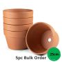 Deroma "standard" Pot 25CM. - 5PC Bulk Purchase. Deroma Standard 25CM