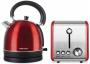 Mellerware Stainless Steel Red Toaster And Kettle