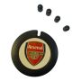 Arsenal License Disc Holder And 4 Valve Caps