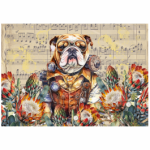 Deco Print English Bull Steampunk