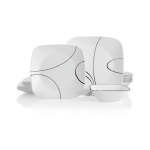 18 Piece Simple Lines Dinner Set White