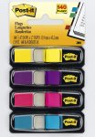 3M Post-it Flags 4 Pack Bright Blue Purple Yellow Pink
