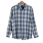Plaid Cotton Longsleeve Shirt - XL
