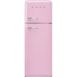 Smeg 50’S Style Double Door Refrigerator Pink FAB30RPK5