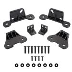 Hard Top Mounting Bracket Kits Compatible With Jeep Vehicle 2018-2024 Wrangler Jl Gladiator Jt Complete One Set 20PCS Steel Hard