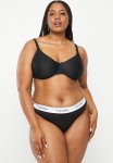 Calvin Klein Plus Ck Thong - Black